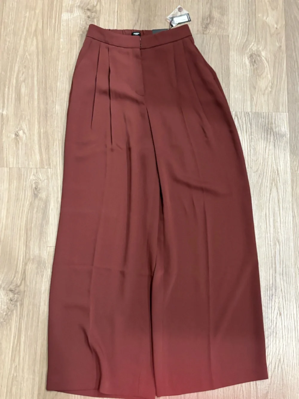 Express Wide Leg Trousers in Rust